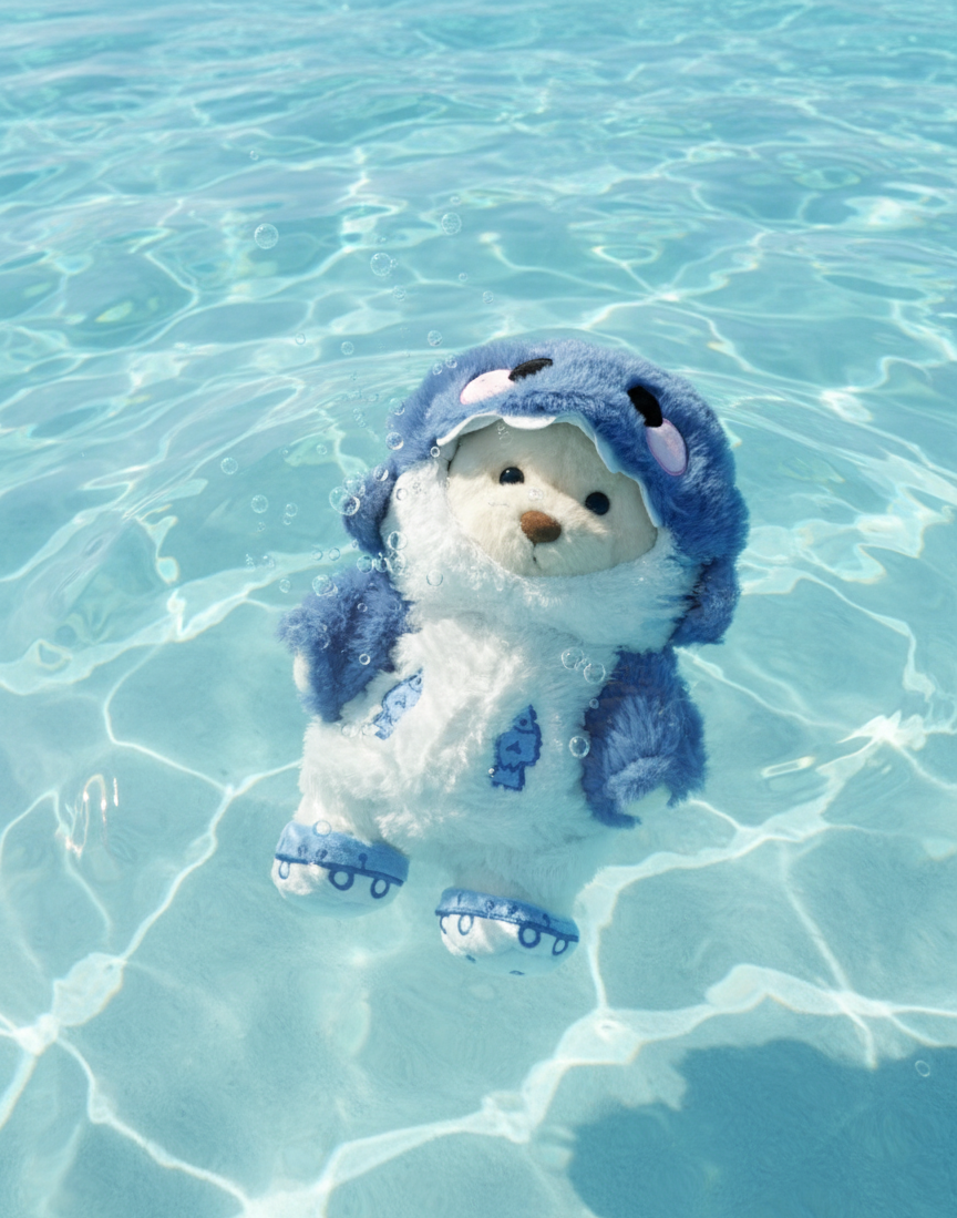 Ours en peluche requin